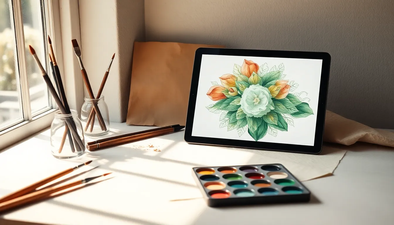 AI로 생성된 미래 도시 풍경 이미지