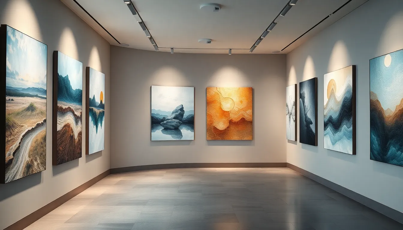 2025년 AI 아트로 생성된 미래 도시 풍경 이미지