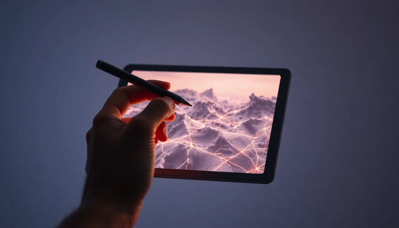 AI 아트로 생성된 미래 도시 풍경 이미지