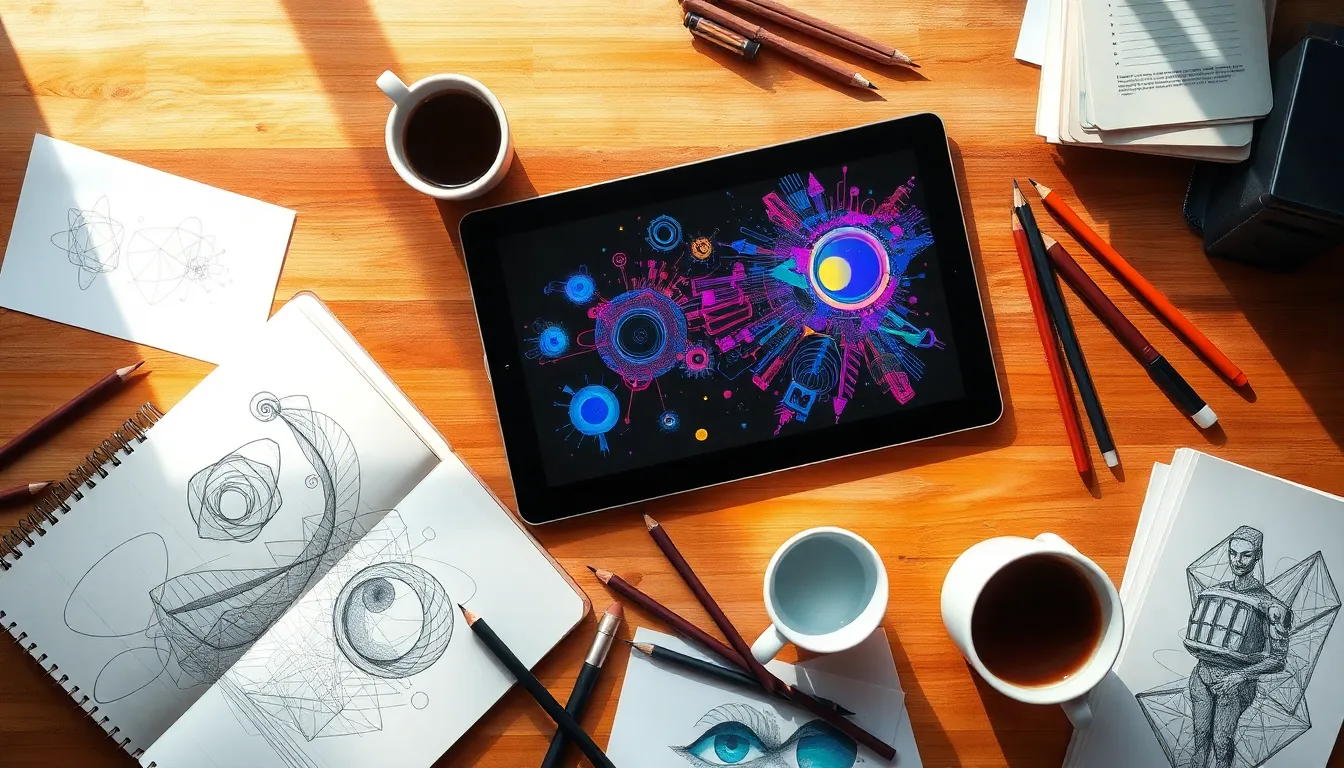 AI 아트로 생성된 미래적인 예술 작품