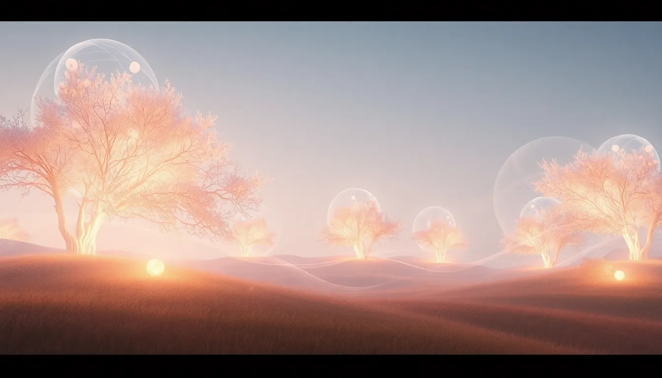 AI 아트 트렌드를 보여주는 추상적인 이미지