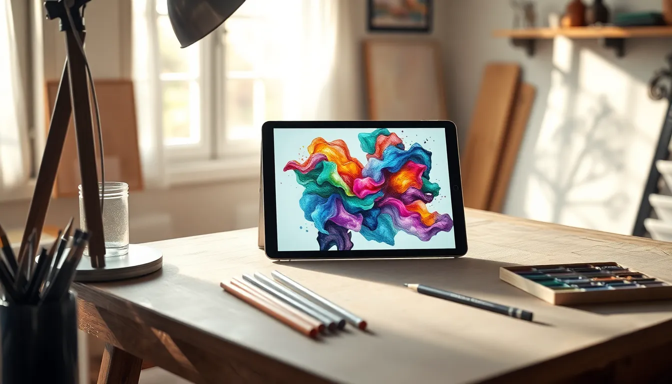 AI 아트 갤러리에 전시된 다양한 AI 생성 이미지들