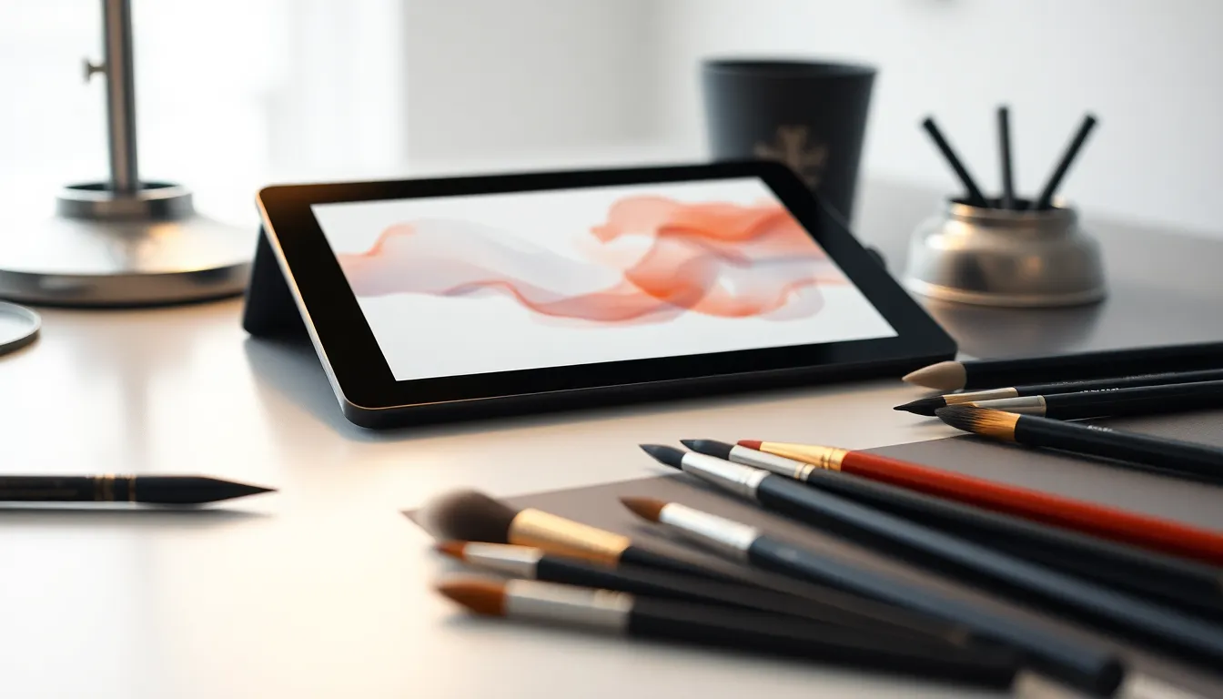 AI 아트 창작 과정의 예시 이미지