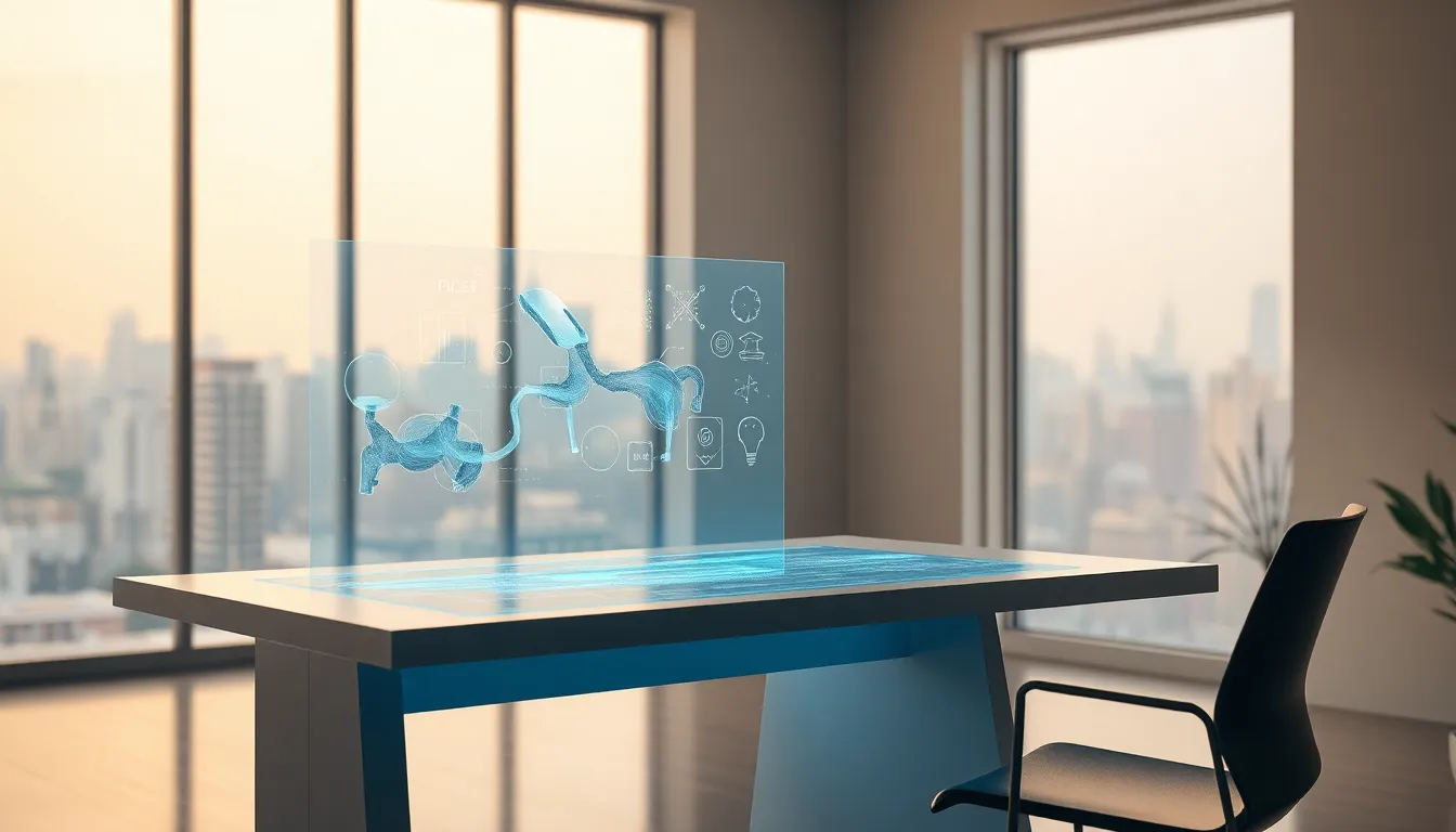 AI 아트로 구현된 미래 도시 풍경